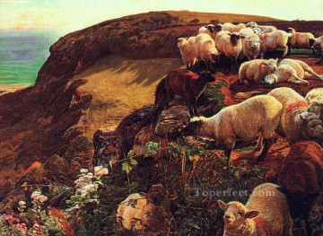 イギリスの海岸にて イギリス人のウィリアム・ホルマン・ハント Oil Paintings